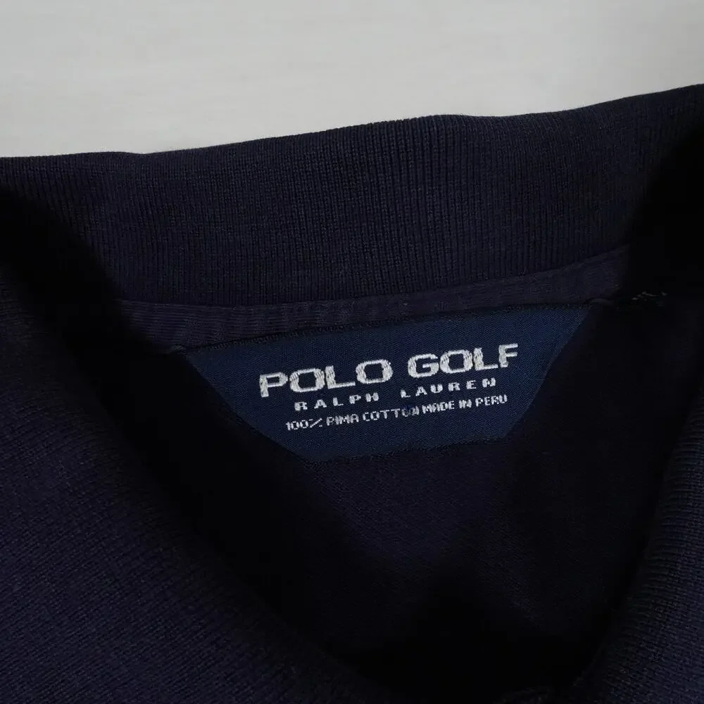 The Landing Ralph Lauren PIMA Cotton Long Sleeve Pony Golf Polo Shirt Men's XL
